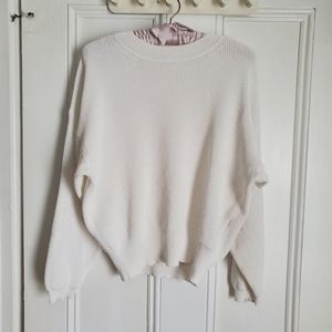 Wilfred White Knit Sweater